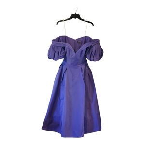 Marches Notte designer dress, purple, size 12.